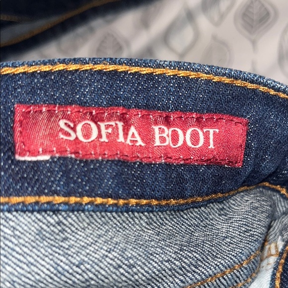 Lucky Brand size 12/31 Regular Women's Dark Indigo Flare Jeans Sofia Boot. - Picture 8 of 10